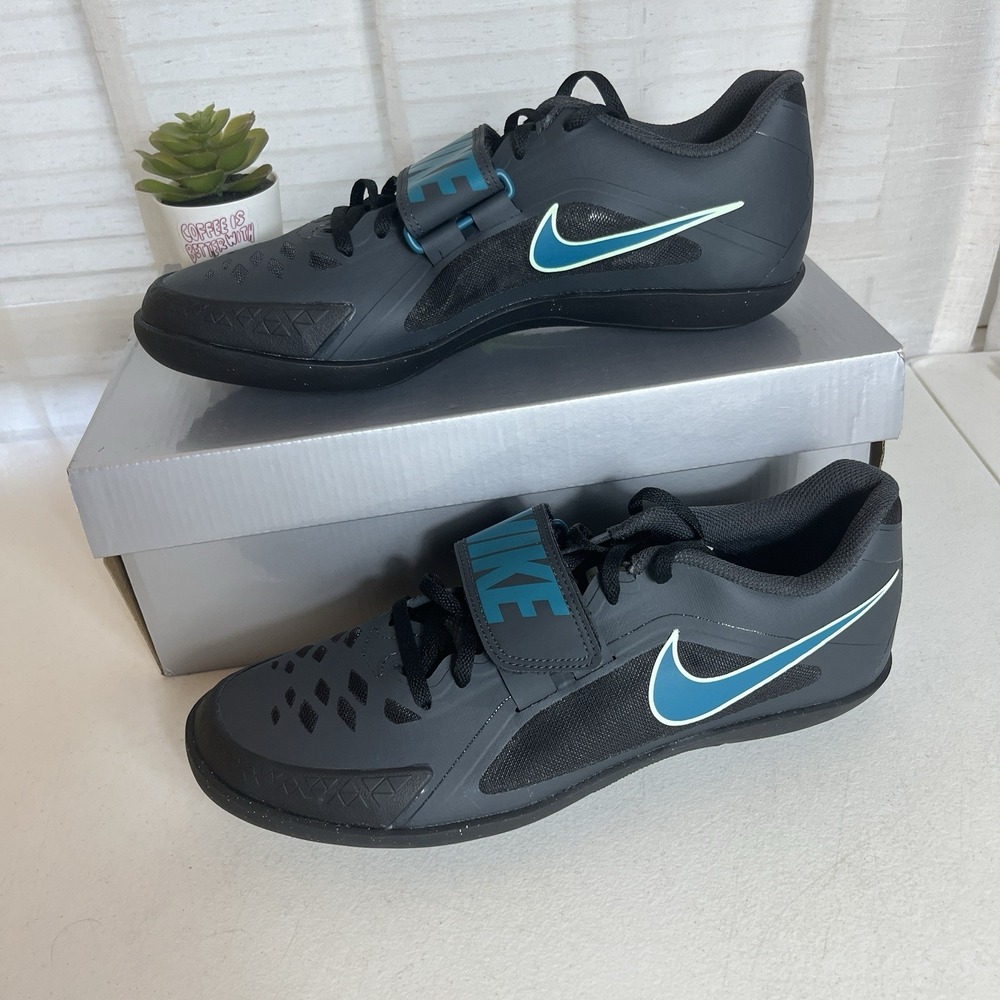 ✅ Nike Zoom Rival SD 2 Black Electric Algae Throwing Shoes‎ Mens Size 9.5